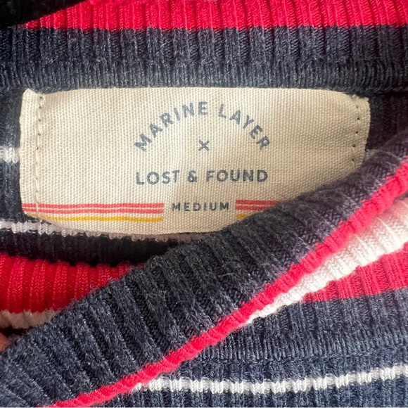 Marine Layer x Lost & Found Ski Ribbed Turtleneck Chamonix Sweater Size Medium - Picture 5 of 7